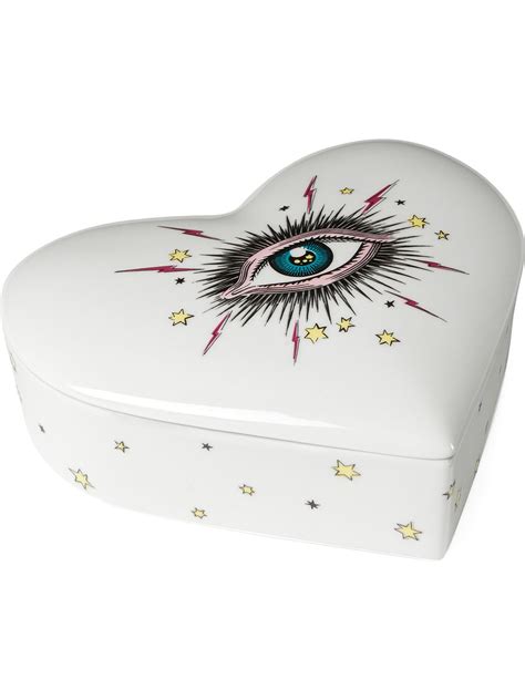 Porcelain box with Star Eye print 